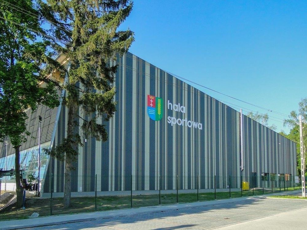 Budowa hali sportowej w miejscowości Cedry Wielkie