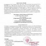 Wyróżnienie i podziękowanie dla Development Design sp. z o.o.
