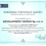 Wyróżnienie i podziękowanie dla Development Design sp. z o.o.